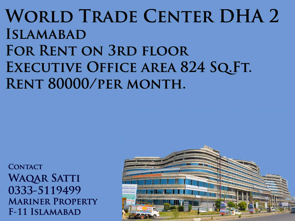 WTC DHA-2 Office for rent
