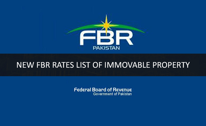 FBR increased property valuation rates by 25 to 250 pc